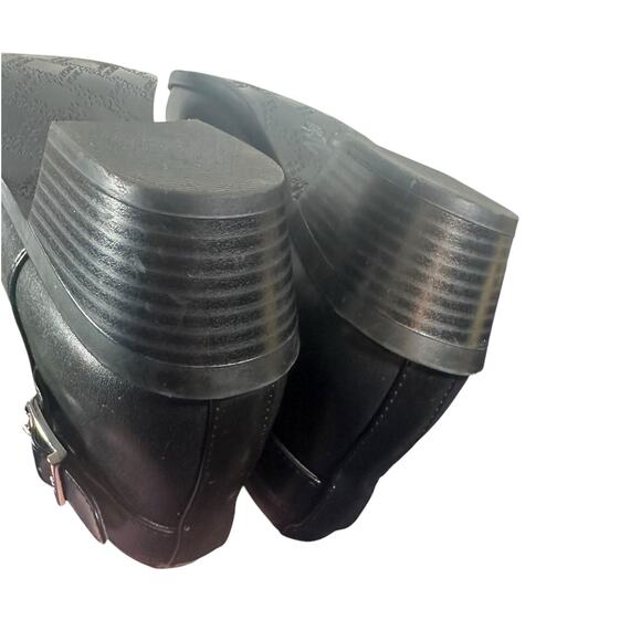 Vionic Millie Black Leather Ankle Boots Size 7.5 Orthotic Comfort Zip Booties - Picture 7 of 10